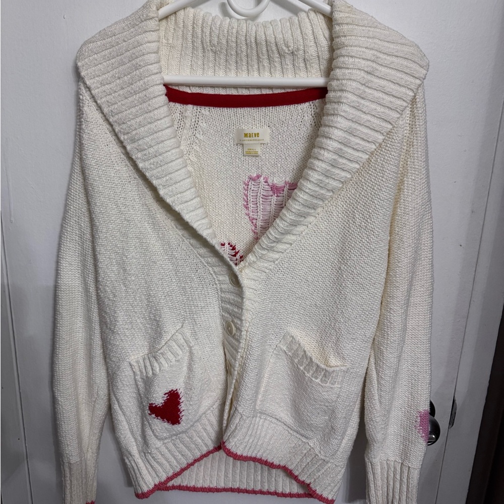 MAEVE | Valentine’s Day Heart Cardigan | size S